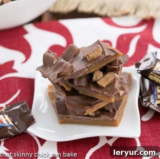 Double Dose English Toffee topped with Heath bars