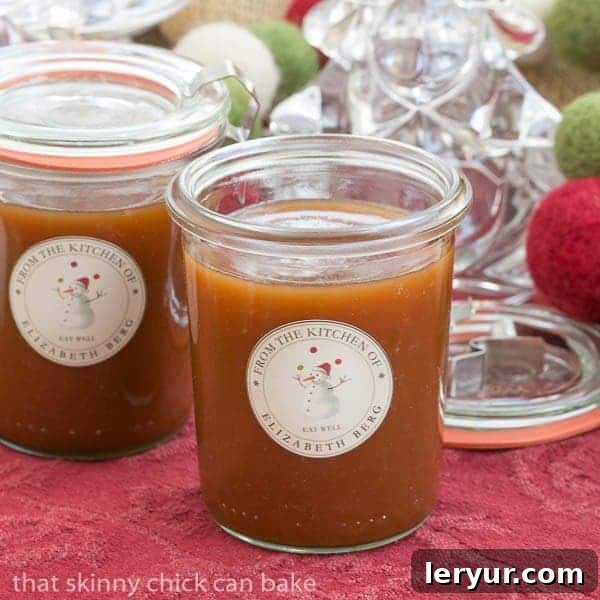 Microwave Caramel Sauce | A terrific hostess or holiday gift idea!