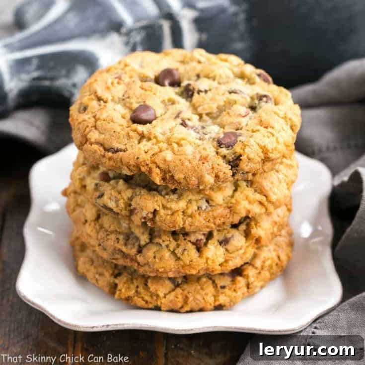 Delicious oats, coconut, pecans and chocolate chips in every bite!