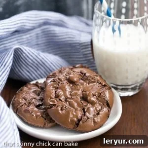 A delectable flourless chocolate cookie AKA chocolate meringue cookies, adapted from my friend, Chris, from The Sucre Cafe Farine