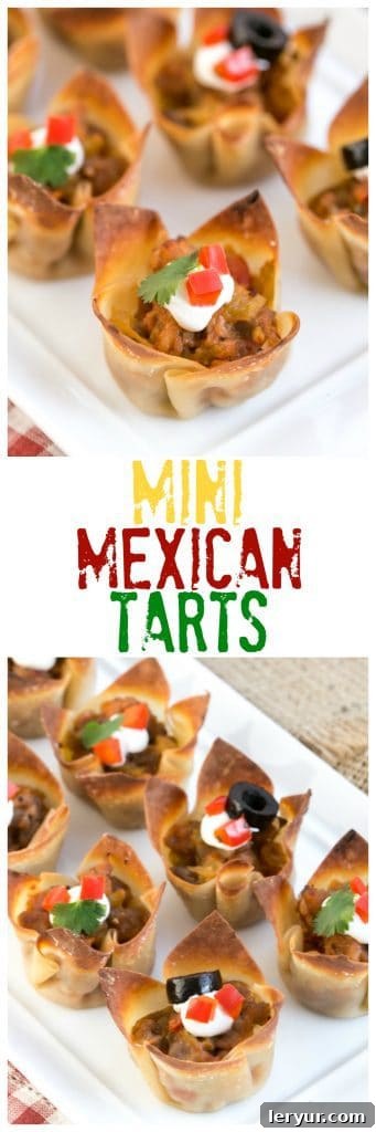 Simple Zesty Mexican Tartlets 3 Mini Mexican Tarts | Crispy Shells filled with spiced sausage and cheese! A perfect finger food for any party.
