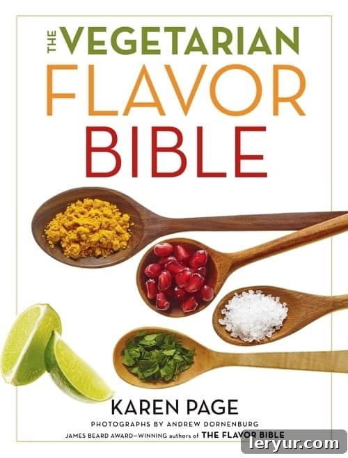 The cover of 'The Vegetarian Flavor Bible' cookbook