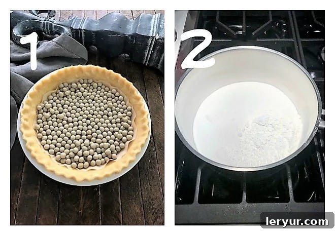 Mile High Lemon Meringue Perfection 4 Lemon meringue process shots 1,2.