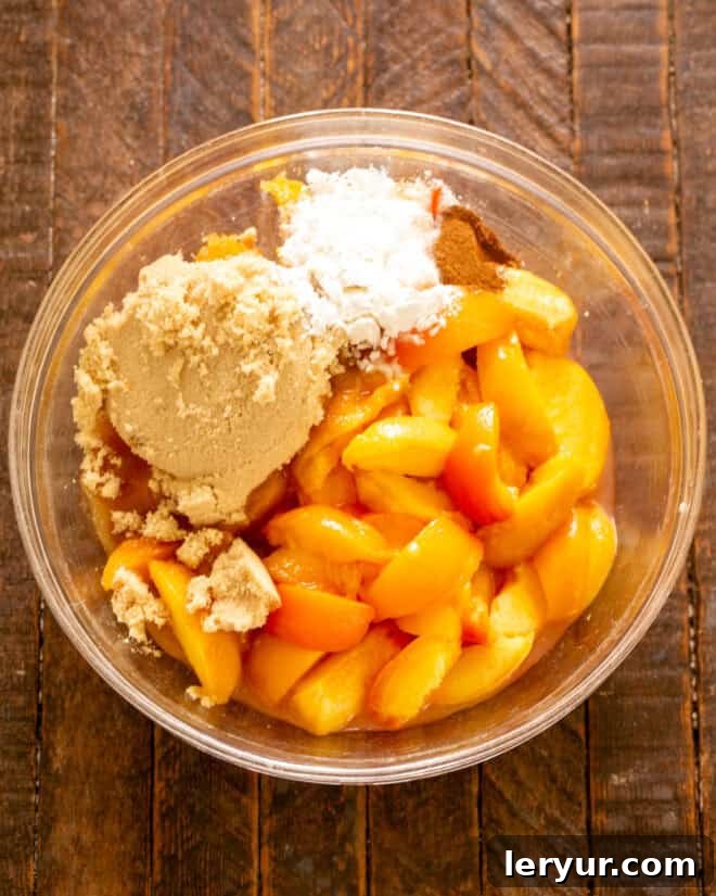 Sweet Summer Peach Lattice Pie 3 Lattice Topped Peach Pie Step 1