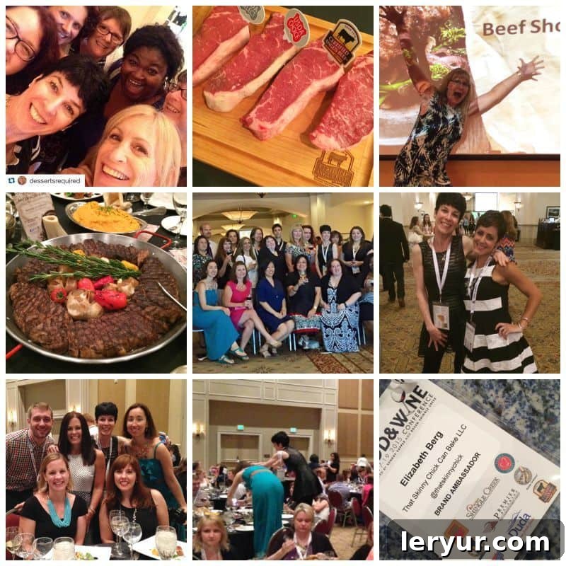 Photo collage from the Food and Wine Conference A vibrant collage of photos from the Food & Wine Conference 2015, capturing memorable moments and culinary inspiration.