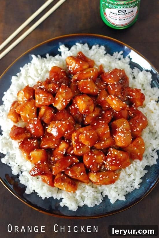 30-minute Skillet Orange Chicken recipe, faster than takeout.