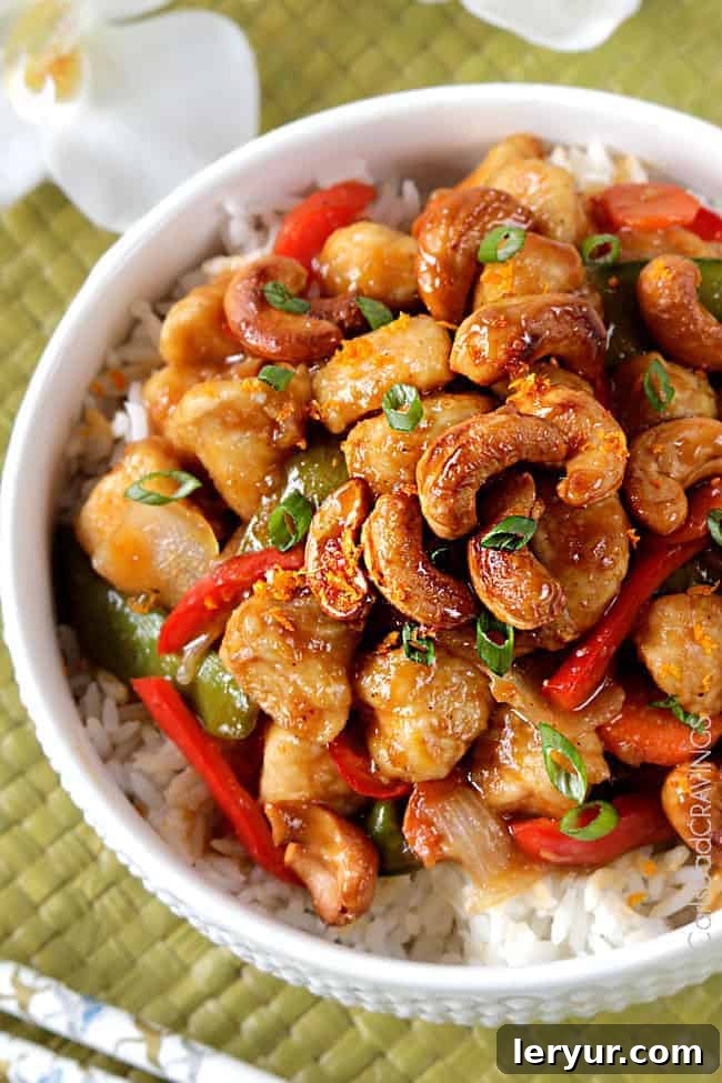 Chicken Cashew Stir Fry, a flavorful and healthier stir fry option.