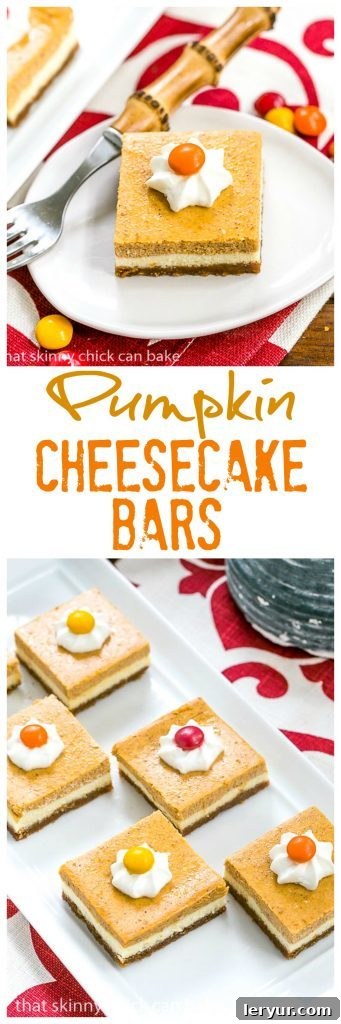 Pumpkin Cheesecake Bars