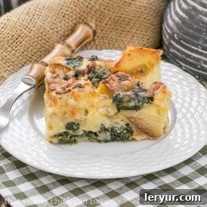 Gruyere Spinach Strata