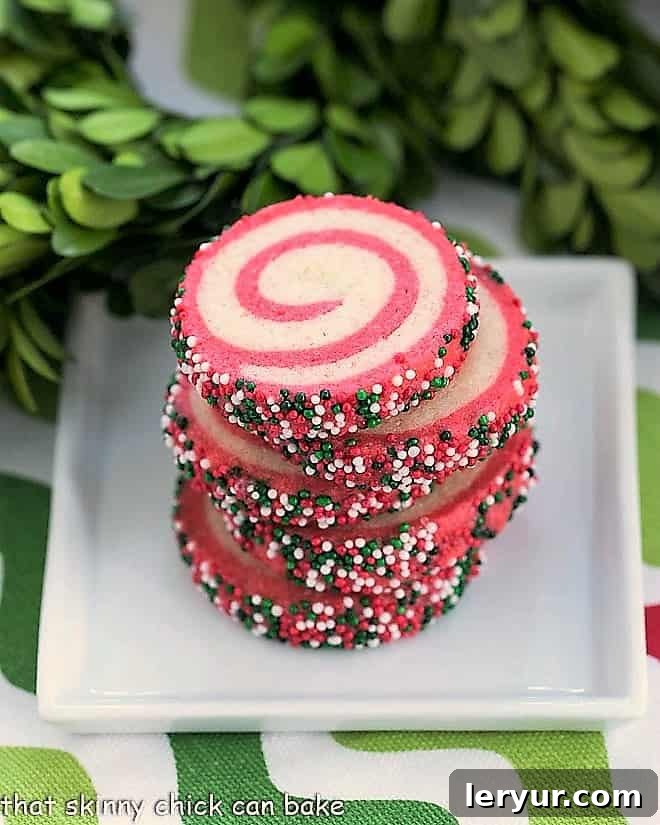 Holiday Pinwheel Cookies