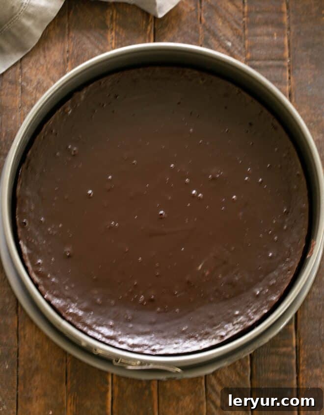 La Bete noire baked.