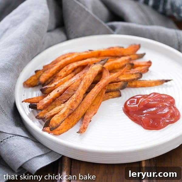Spicy Sweet Potato Fries | Kicked up with paprika, cumin and cayenne pepper!