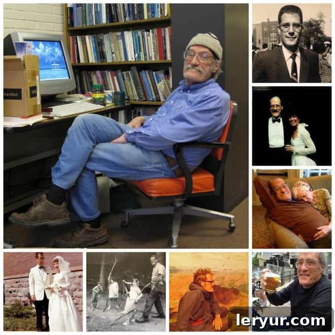Father's Day collage featuring my dad Collage of my dad, The Dude, through the years