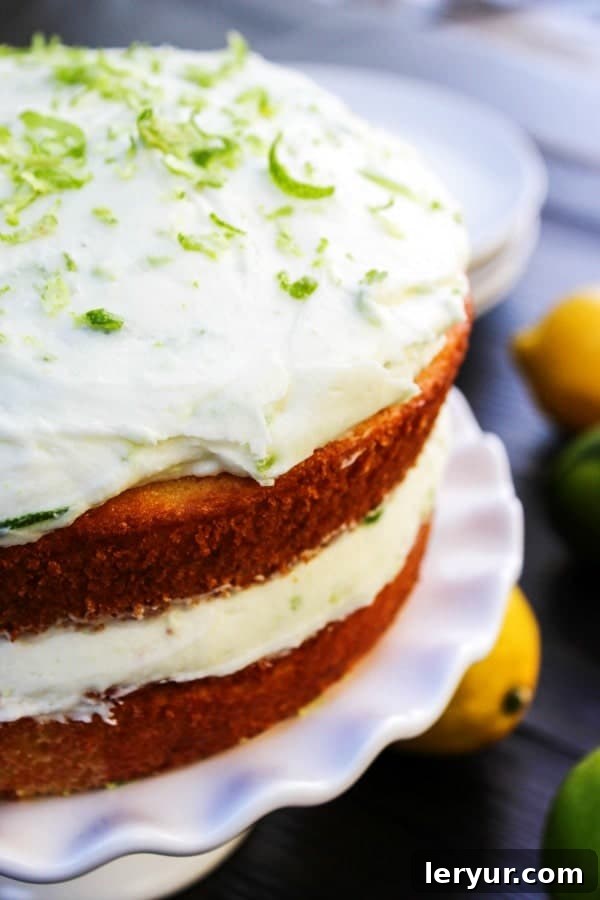 Lemon Lime Layer Cake
