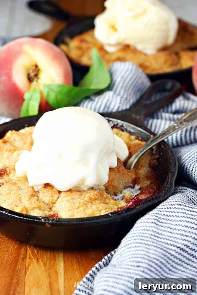 Old Fashioned Peach Cobbler