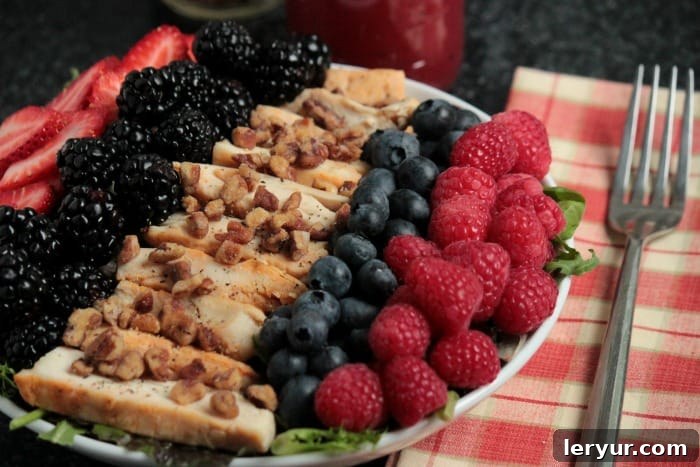 Grilled Chicken Summer Berry Salad