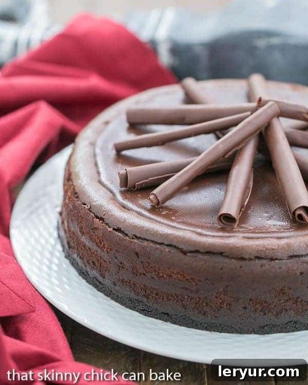 Triple Chocolate Cheesecake | A dreamy, chocolate lover's dessert!