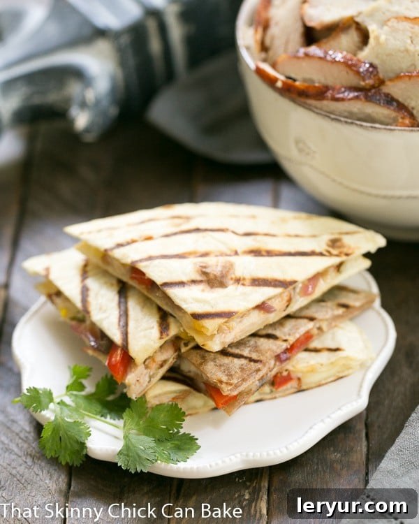 Spicy Pork Quesadillas | An easy Tex-Mex dish that's perfect for a weeknight dinner, game day snacking and more!