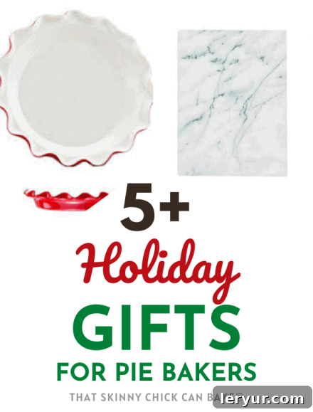 Collage of gifts for pie bakers