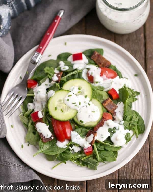 Best Blue Cheese Salad Dressing | Transform simple greens into something amazing!