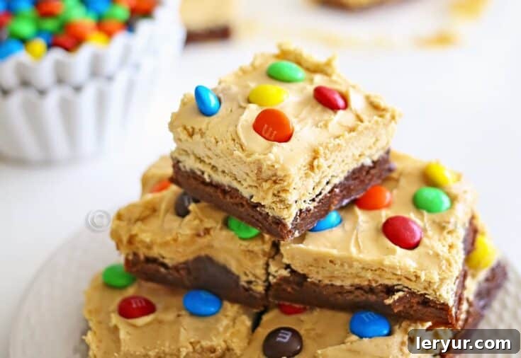 Peanut Butter Whip Brownies