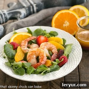 Shrimp & Orange Salad Recipe with Citrus Vinaigrette