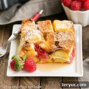 Raspberry Mascarpone French Toast Casserole Recipe