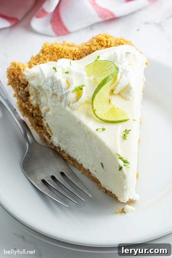 Easy 6-ingredient No-Bake Key Lime Pie, simple and zesty.