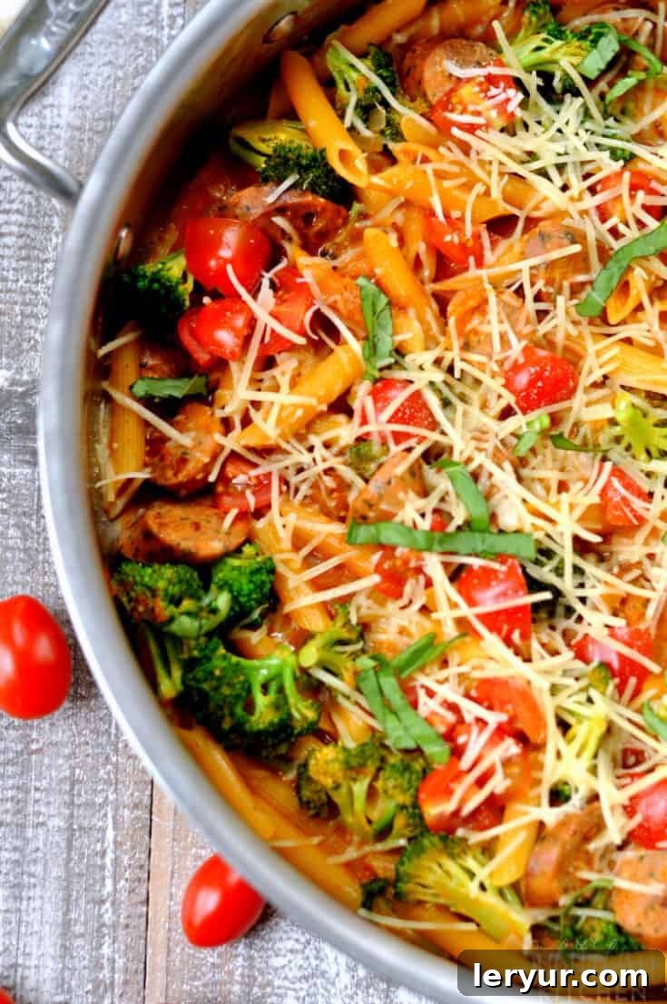 One Pot Bruschetta Pasta