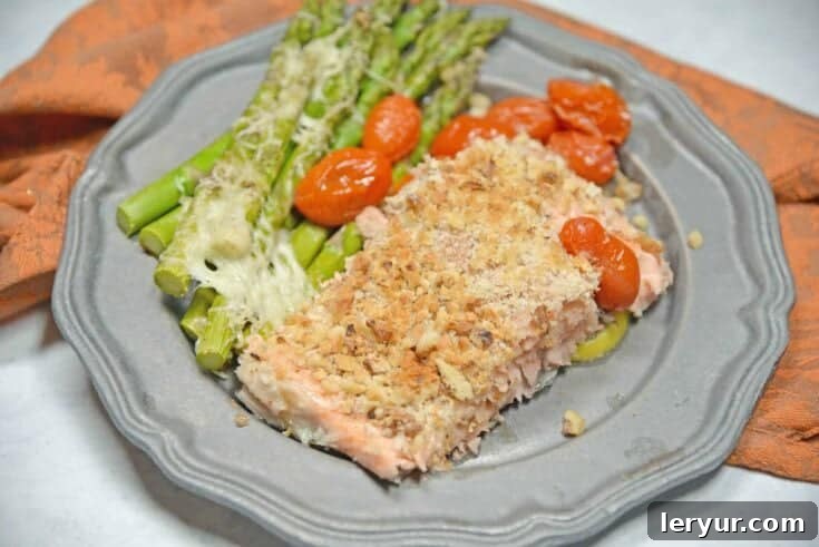 Panko Crusted Salmon - The Best Sheet Pan Dinner Recipe