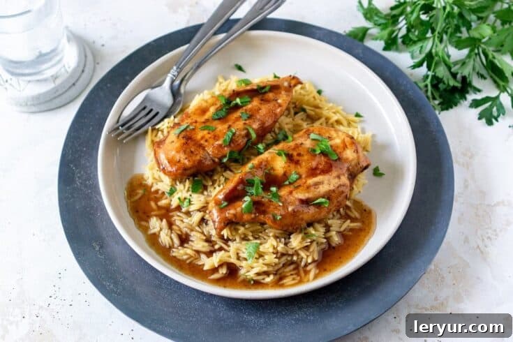 Flavorful Slow Cooker Apple Balsamic Chicken