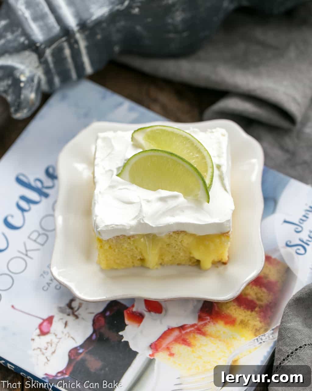 Easy Margarita Poke Cake | A couple shortcuts make this decadent dessert a breeze to make!