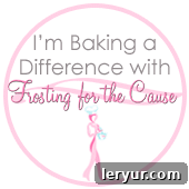 Frosting for the Cause logo, symbolizing community baking efforts for breast cancer awareness and support