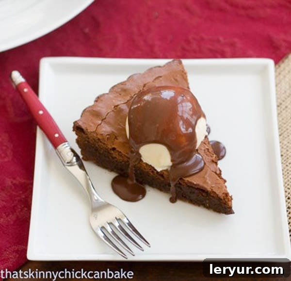Decadent Chocolate Brownie Tart 5 Chocolate Brownie Tart | That Skinny Chick Can Bake