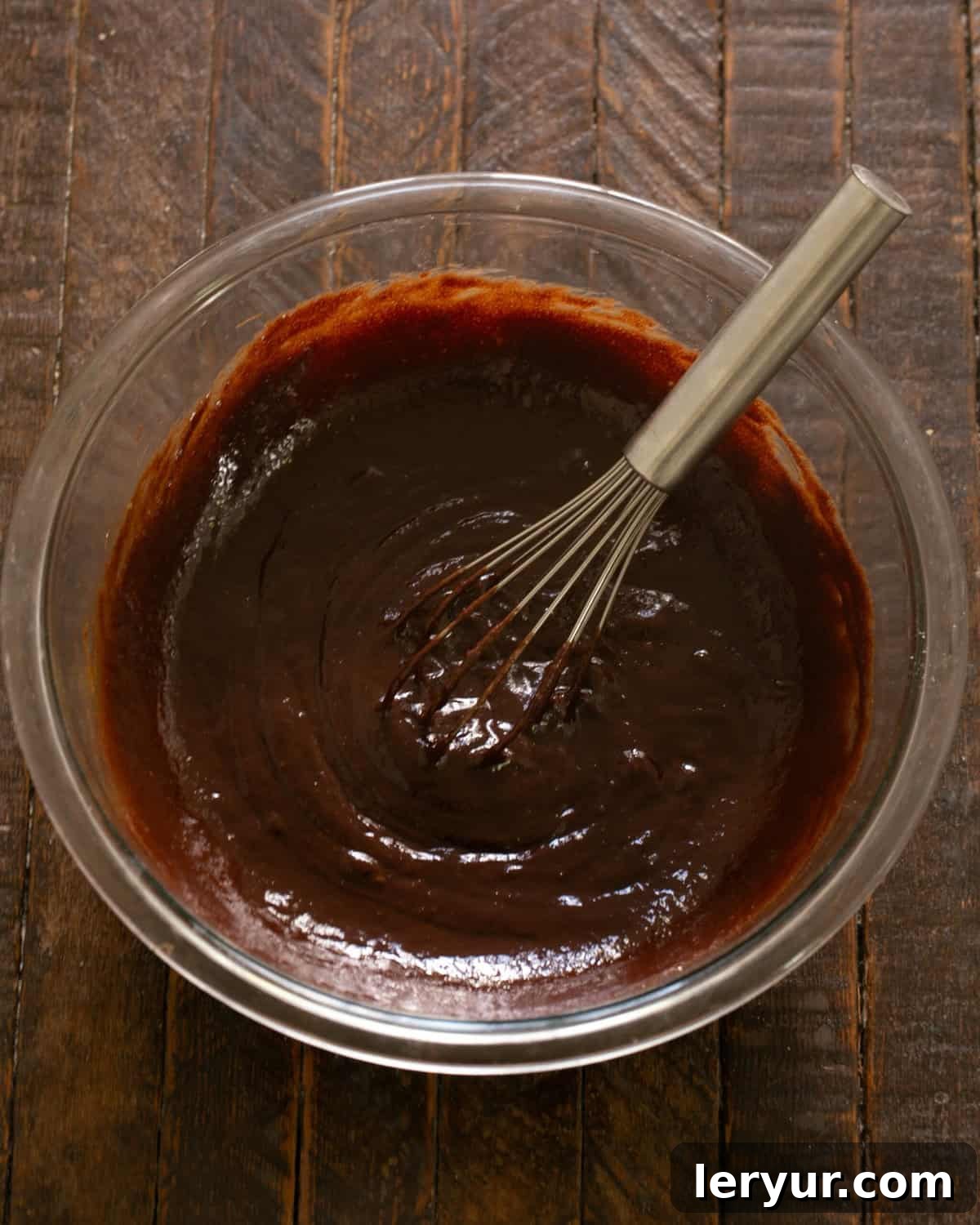 David Lebovitz Ultimate Fudgy Brownies 6 Beat in eggs one at a time.