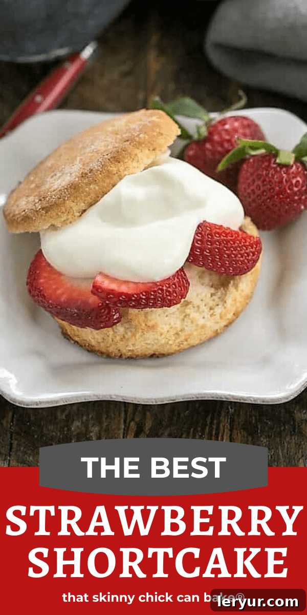 A collage of beautiful strawberry shortcake photos and descriptive text.