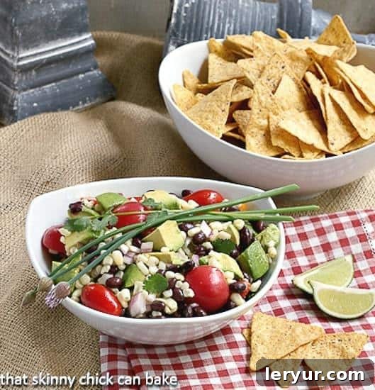 Vibrant Black Bean Avocado Corn Salsa 6 Black Bean and Avocado Sa