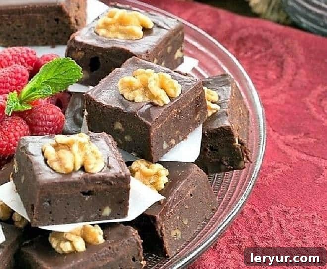 Chocolate Glazed Walnut Brownies featured image, showcasing a beautiful glaze and texture.